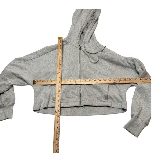 Hollister Gilly Hicks Grey Zip Up Hoodie Super Soft & Comfy Lightweight Size XS - Picture 3 of 4
